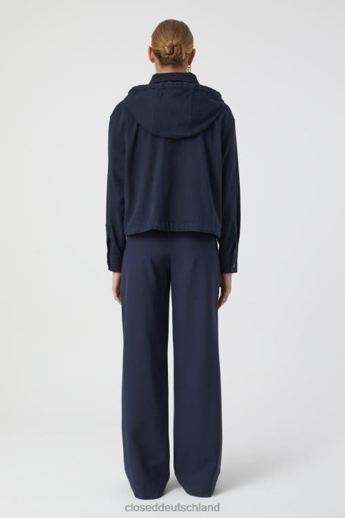Kleidung dunkle Nacht 0RP8Z1425 CLOSED kurze Jacke Frauen
