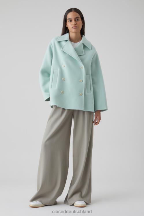 Kleidung frische Minze 0RP8Z1435 CLOSED Doubleface-Caban-Jacke Frauen