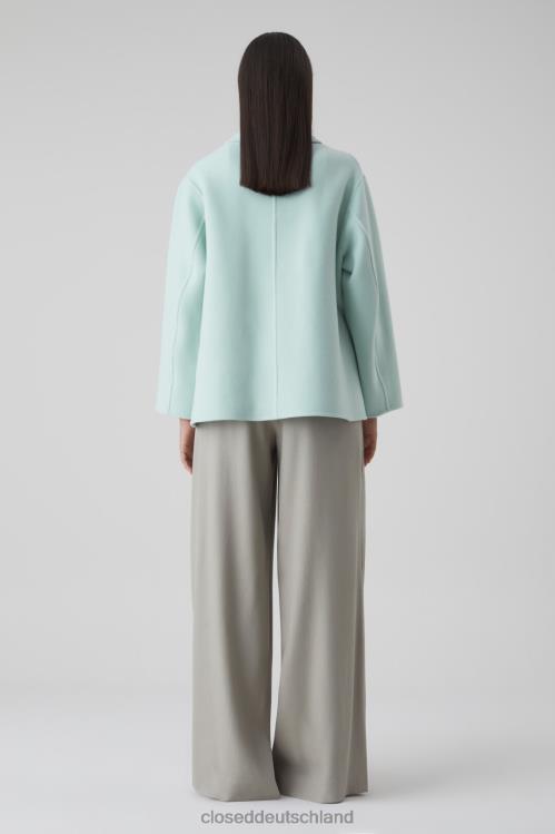 Kleidung frische Minze 0RP8Z1435 CLOSED Doubleface-Caban-Jacke Frauen