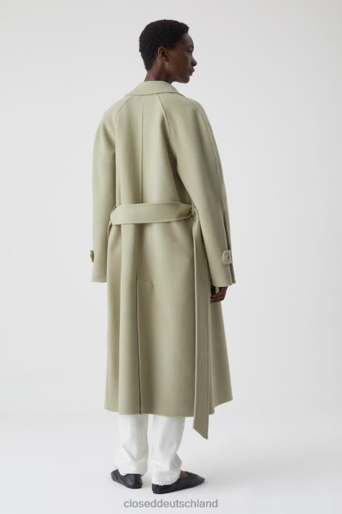 Kleidung grauer Marmor 0RP8Z1437 CLOSED Doubleface-Trenchcoat Frauen