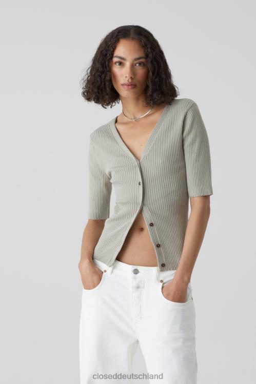 Kleidung graues Furnier 0RP8Z1494 CLOSED Feinstrick-Cardigan Frauen