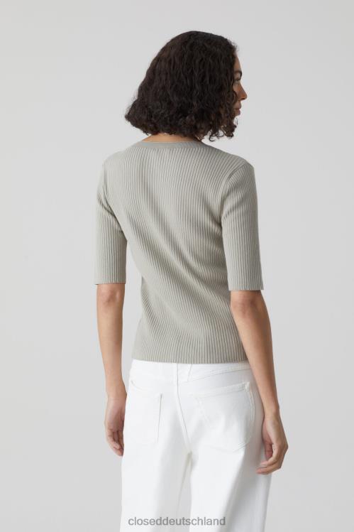 Kleidung graues Furnier 0RP8Z1494 CLOSED Feinstrick-Cardigan Frauen