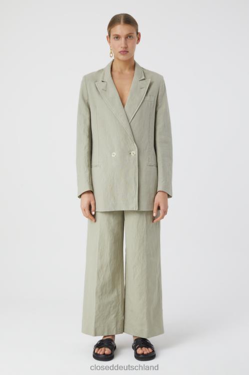 Kleidung helles Moosgrün 0RP8Z1414 CLOSED Lässiger Blazer Frauen