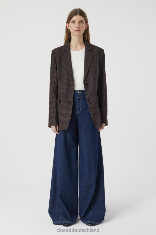 Kleidung kastanienbraun 0RP8Z276 CLOSED Blazer-Stil, Lola Frauen