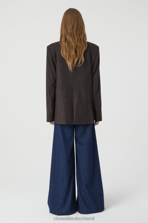 Kleidung kastanienbraun 0RP8Z276 CLOSED Blazer-Stil, Lola Frauen