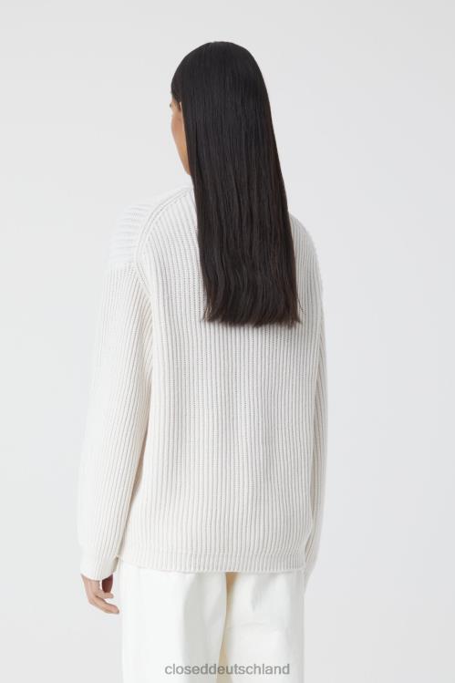 Kleidung naturfarben 0RP8Z1531 CLOSED V-Cardigan aus Baumwolle Frauen