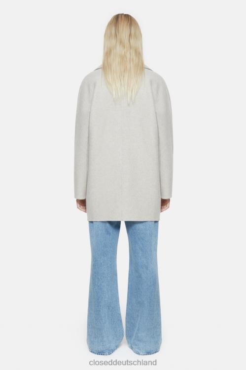 Kleidung seegrau 0RP8Z293 CLOSED Doubleface-Mantel Frauen