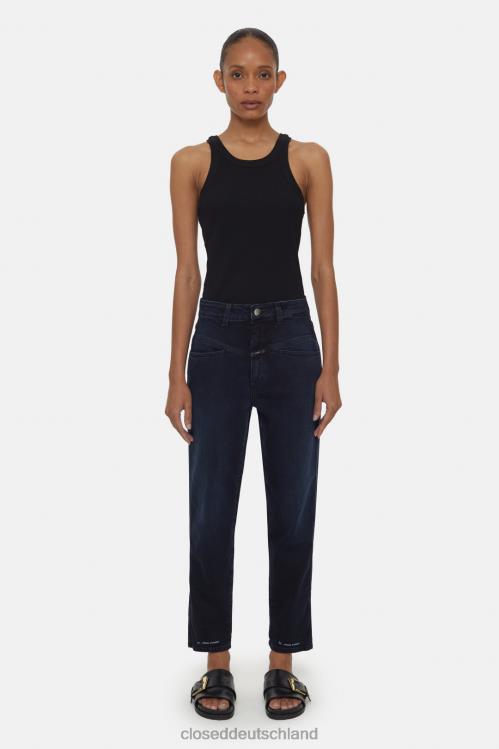 Kleidung Blau Schwarz 0RP8Z102 CLOSED Pedaldrücker im Denim-Stil 4 Frauen