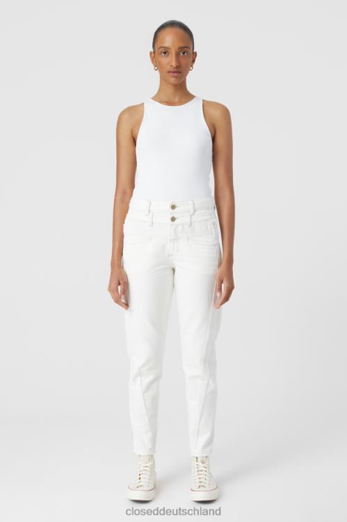Kleidung Creme 0RP8Z1182 CLOSED Denim-Stil, gebogenes X Frauen