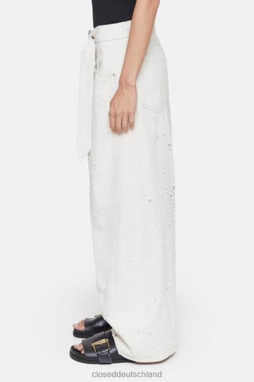 Kleidung Creme 0RP8Z33 CLOSED Baggy-X im Denim-Stil Frauen