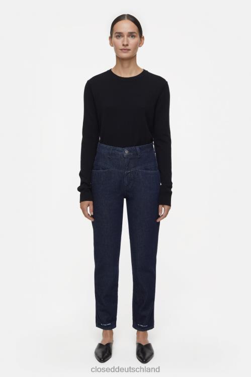 Kleidung Dunkelblau 0RP8Z100 CLOSED Pedaldrücker im Denim-Stil 4 Frauen