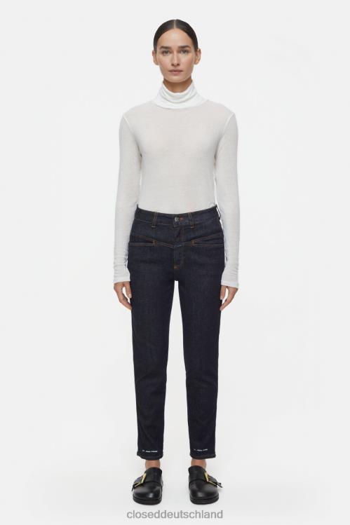 Kleidung Dunkelblau 0RP8Z101 CLOSED Pedaldrücker im Denim-Stil 4 Frauen