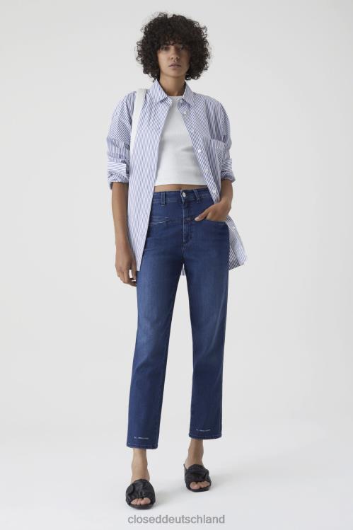 Kleidung Dunkelblau 0RP8Z1145 CLOSED Pedaldrücker im Denim-Stil 5 Frauen