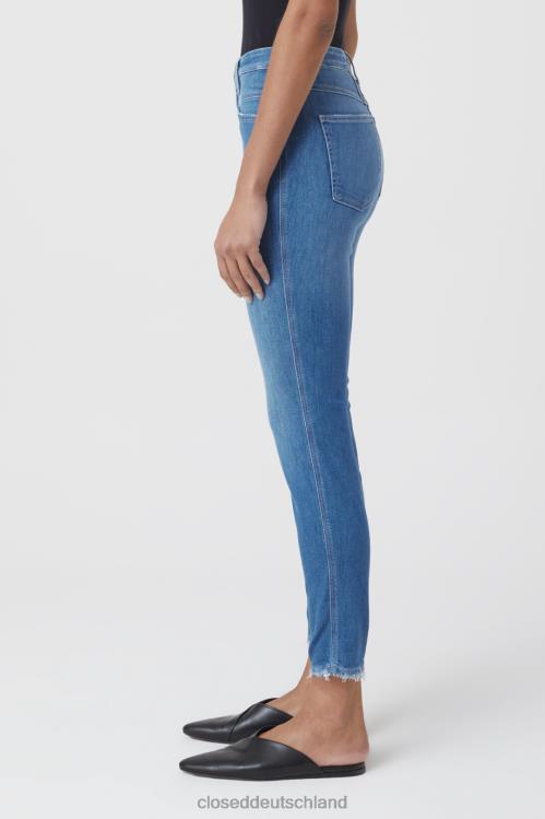 Kleidung Dunkelblau 0RP8Z1188 CLOSED Skinny Pusher im Denim-Stil 7 Frauen