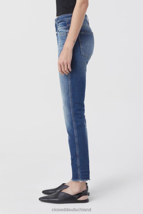 Kleidung Dunkelblau 0RP8Z121 CLOSED Skinny Pusher im Denim-Stil 6 Frauen