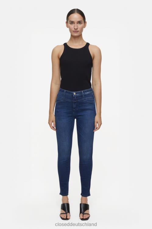 Kleidung Dunkelblau 0RP8Z123 CLOSED Skinny Pusher im Denim-Stil 6 Frauen