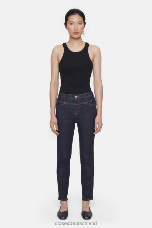 Kleidung Dunkelblau 0RP8Z125 CLOSED Skinny Pusher im Denim-Stil 6 Frauen