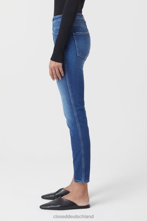 Kleidung Dunkelblau 0RP8Z1271 CLOSED Skinny Pusher im Denim-Stil 7 Frauen