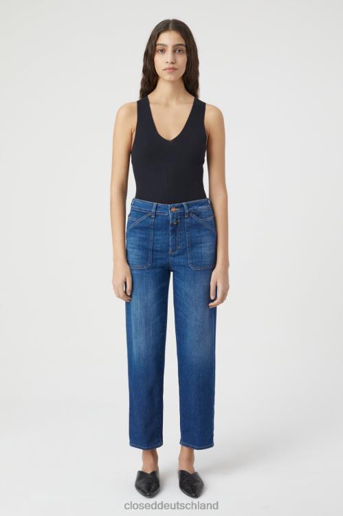 Kleidung Dunkelblau 0RP8Z1277 CLOSED Abe im Denim-Stil Frauen