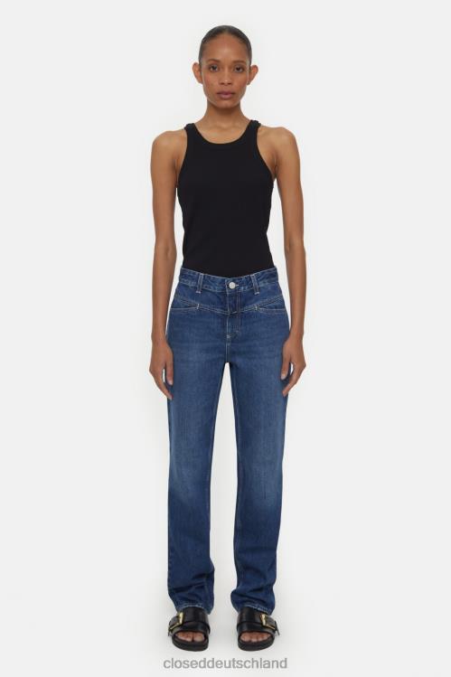 Kleidung Dunkelblau 0RP8Z27 CLOSED Denim-Stil gerade-x Frauen