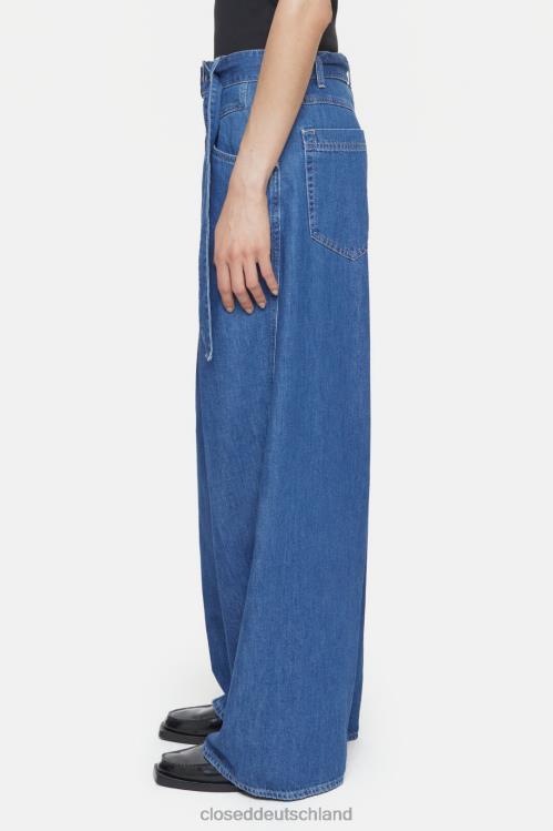 Kleidung Dunkelblau 0RP8Z30 CLOSED Baggy-X im Denim-Stil Frauen