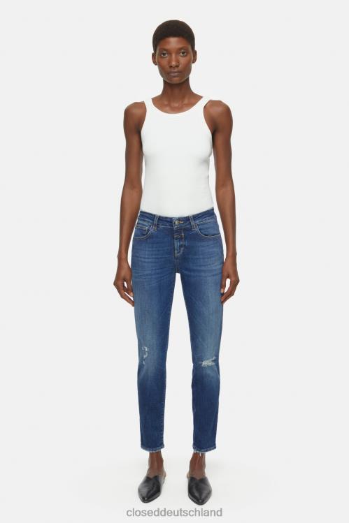 Kleidung Dunkelblau 0RP8Z68 CLOSED Bäcker im Denim-Stil 1 Frauen