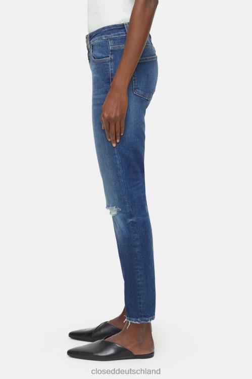 Kleidung Dunkelblau 0RP8Z68 CLOSED Bäcker im Denim-Stil 1 Frauen