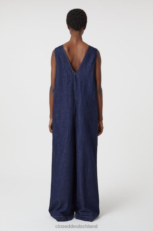 Kleidung Dunkelblau 0RP8Z92 CLOSED Latzhose im Denim-Stil Frauen