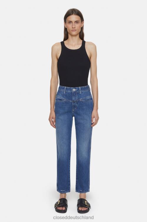 Kleidung Dunkelblau 0RP8Z98 CLOSED Pedaldrücker im Denim-Stil 4 Frauen