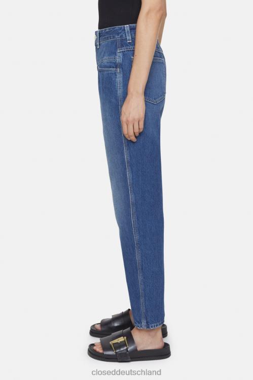 Kleidung Dunkelblau 0RP8Z98 CLOSED Pedaldrücker im Denim-Stil 4 Frauen