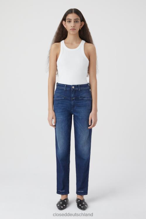 Kleidung Dunkelblau 0RP8Z99 CLOSED Pedaldrücker im Denim-Stil 4 Frauen