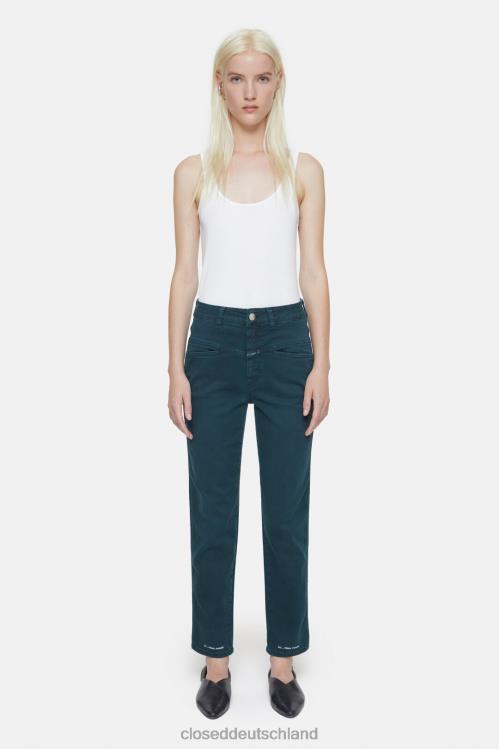 Kleidung Farngrün 0RP8Z107 CLOSED Pedaldrücker im Denim-Stil 4 Frauen