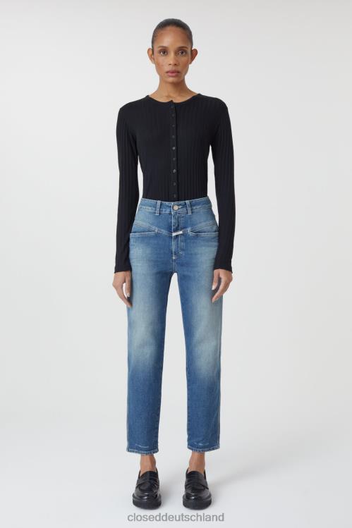 Kleidung Mittelblau 0RP8Z1158 CLOSED Pedaldrücker im Denim-Stil 5 Frauen