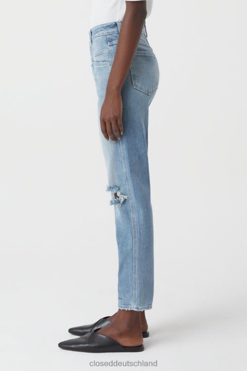 Kleidung Mittelblau 0RP8Z1160 CLOSED Pedaldrücker im Denim-Stil 5 Frauen