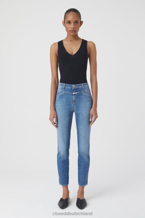 Kleidung Mittelblau 0RP8Z1185 CLOSED Skinny Pusher im Denim-Stil 7 Frauen