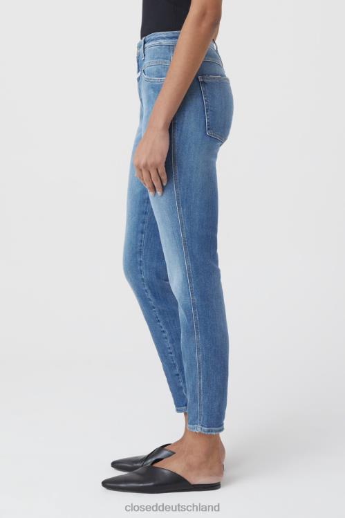 Kleidung Mittelblau 0RP8Z1185 CLOSED Skinny Pusher im Denim-Stil 7 Frauen