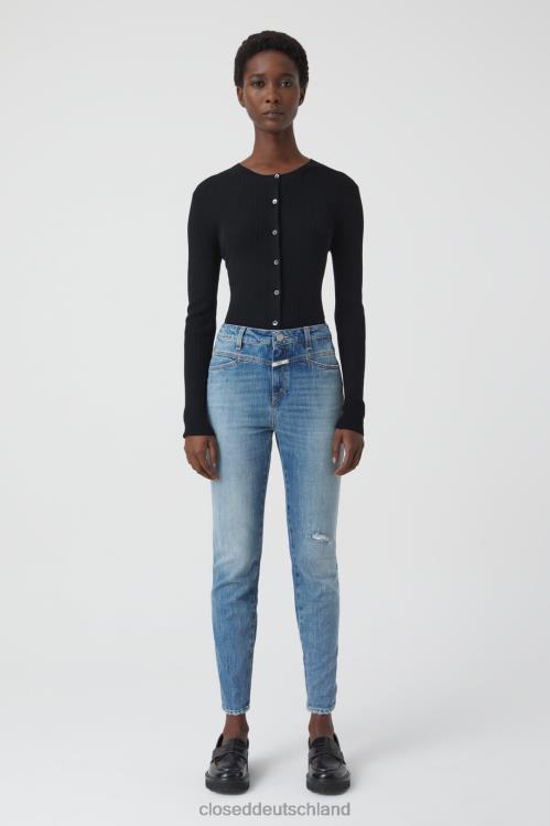 Kleidung Mittelblau 0RP8Z1194 CLOSED Skinny Pusher im Denim-Stil 7 Frauen