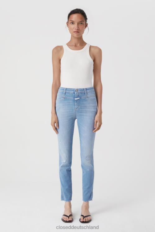 Kleidung Mittelblau 0RP8Z119 CLOSED Skinny Pusher im Denim-Stil 6 Frauen