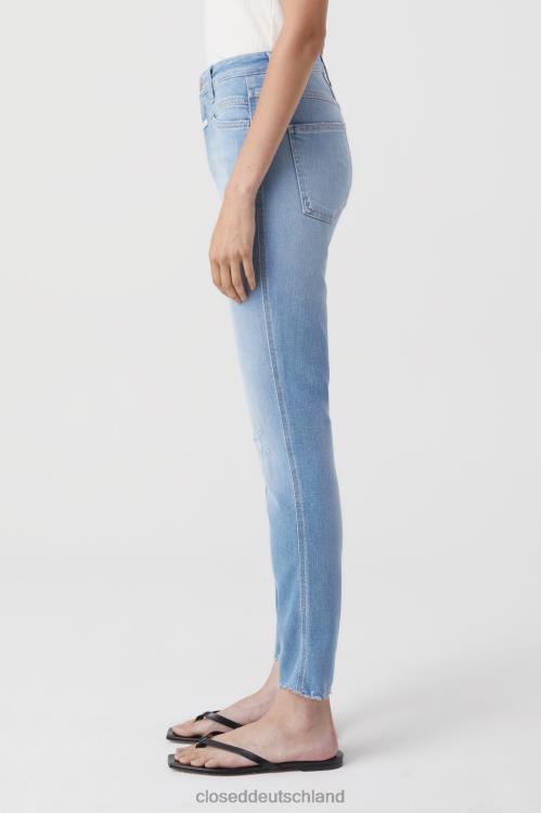 Kleidung Mittelblau 0RP8Z119 CLOSED Skinny Pusher im Denim-Stil 6 Frauen