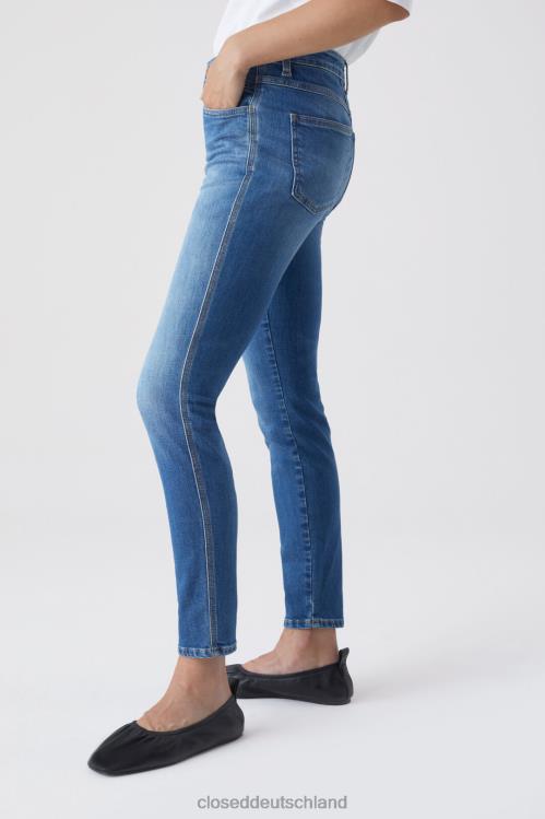 Kleidung Mittelblau 0RP8Z120 CLOSED Skinny Pusher im Denim-Stil 6 Frauen