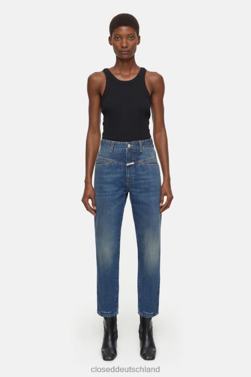 Kleidung Mittelblau 0RP8Z96 CLOSED Pedaldrücker im Denim-Stil 4 Frauen