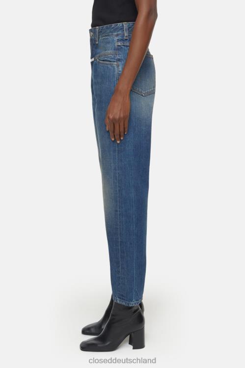 Kleidung Mittelblau 0RP8Z96 CLOSED Pedaldrücker im Denim-Stil 4 Frauen