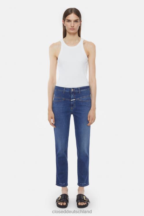Kleidung Mittelblau 0RP8Z97 CLOSED Pedaldrücker im Denim-Stil 4 Frauen