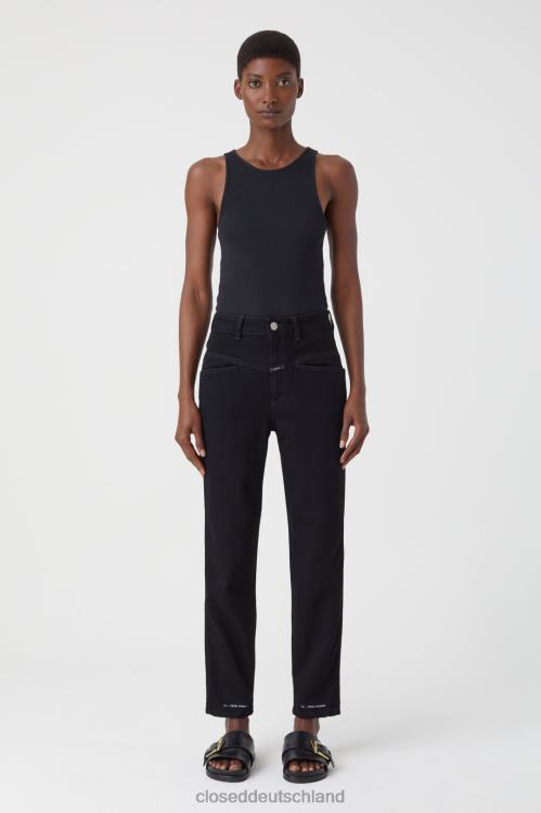 Kleidung Schwarz 0RP8Z103 CLOSED Pedaldrücker im Denim-Stil 4 Frauen