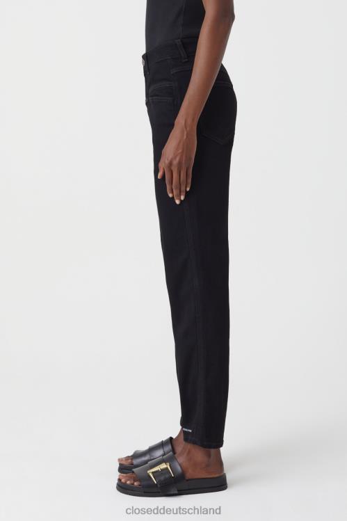 Kleidung Schwarz 0RP8Z103 CLOSED Pedaldrücker im Denim-Stil 4 Frauen