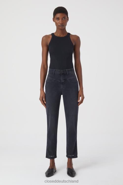 Kleidung Schwarz 0RP8Z1146 CLOSED Pedaldrücker im Denim-Stil 5 Frauen