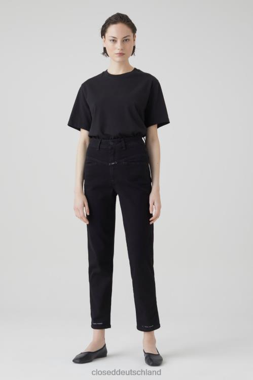 Kleidung Schwarz 0RP8Z1147 CLOSED Pedaldrücker im Denim-Stil 5 Frauen