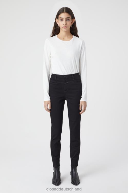 Kleidung Schwarz 0RP8Z132 CLOSED Skinny Pusher im Denim-Stil 6 Frauen