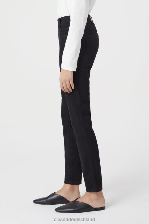 Kleidung Schwarz 0RP8Z132 CLOSED Skinny Pusher im Denim-Stil 6 Frauen