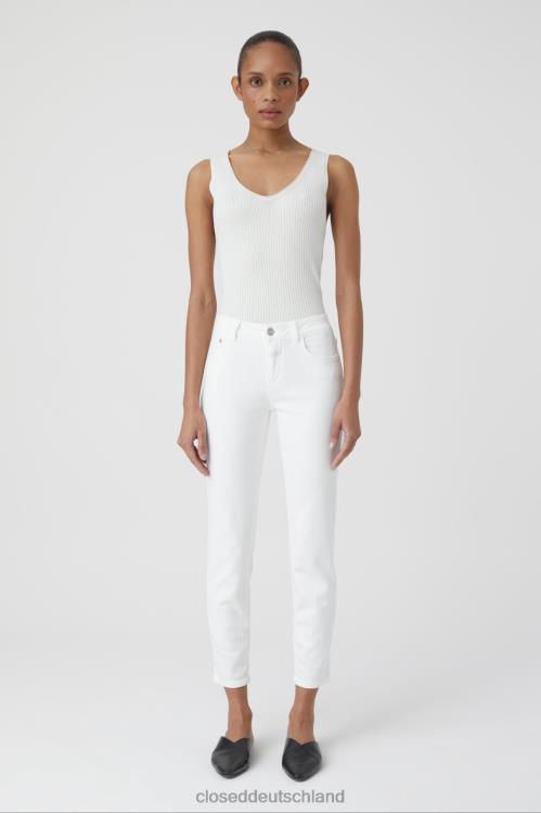 Kleidung Weiß 0RP8Z1123 CLOSED Bäcker im Denim-Stil 2 Frauen